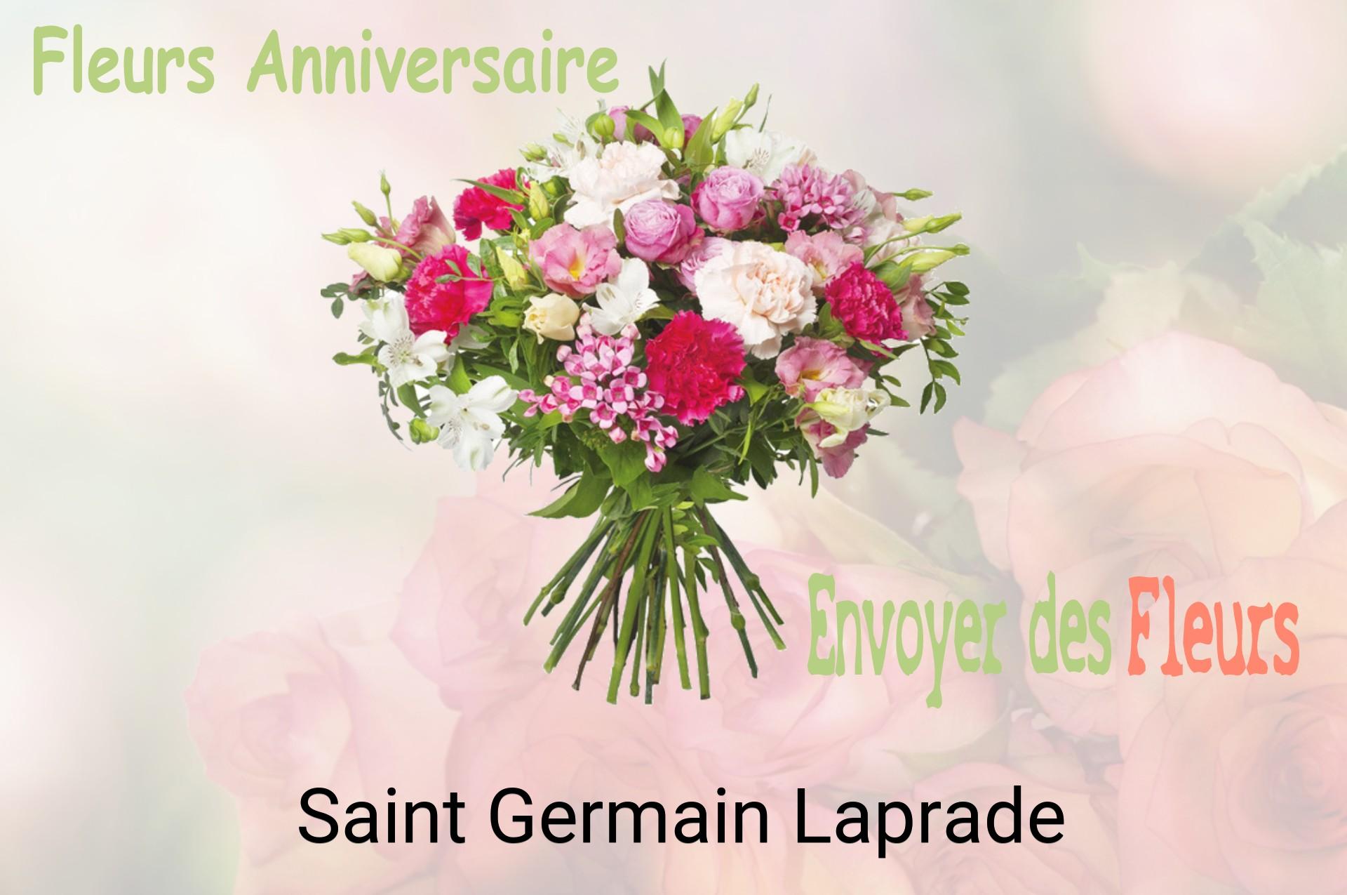 Bouquet de fleurs d’anniversaire livré à Saint-Germain-Laprade