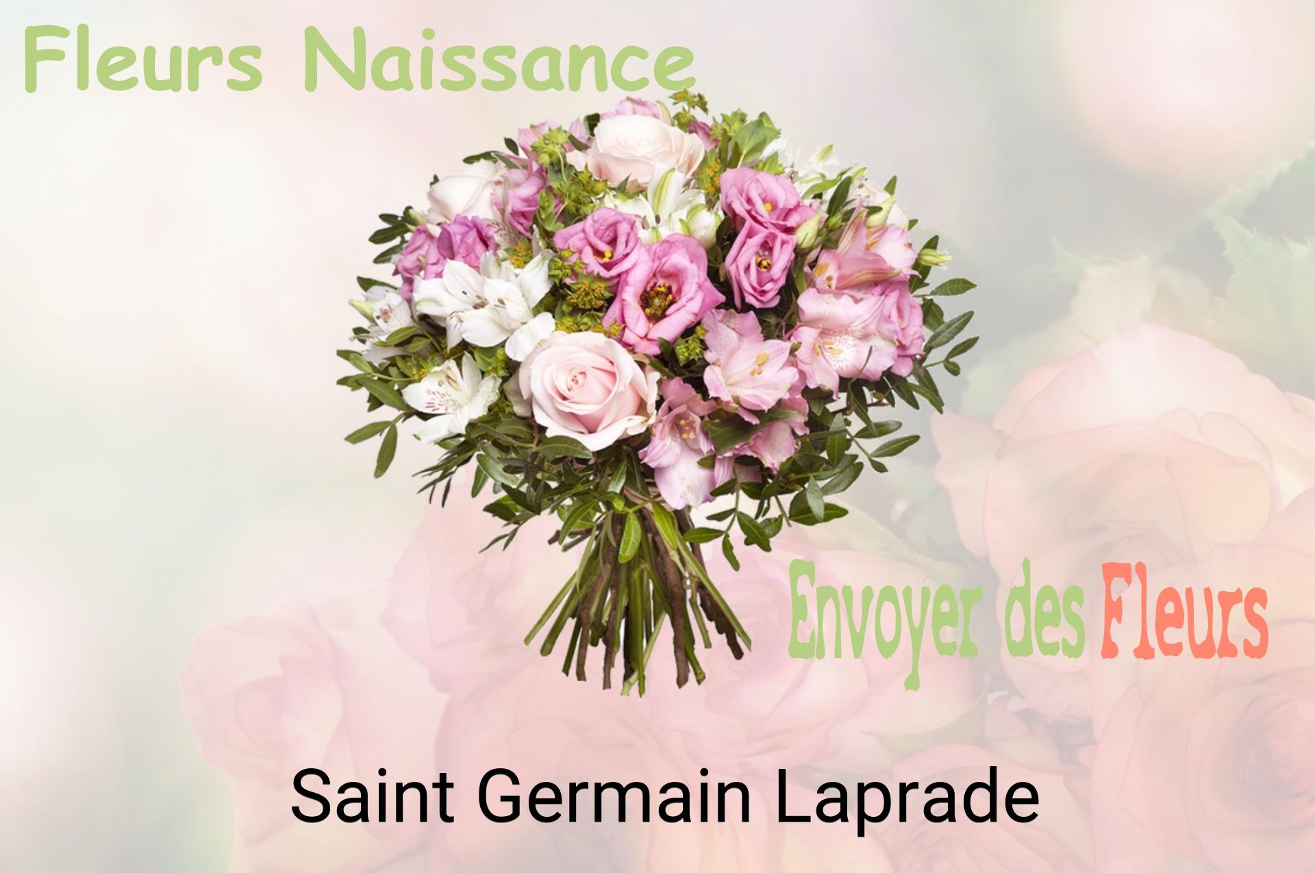 Bouquet de fleurs de naissance livré à Saint-Germain-Laprade