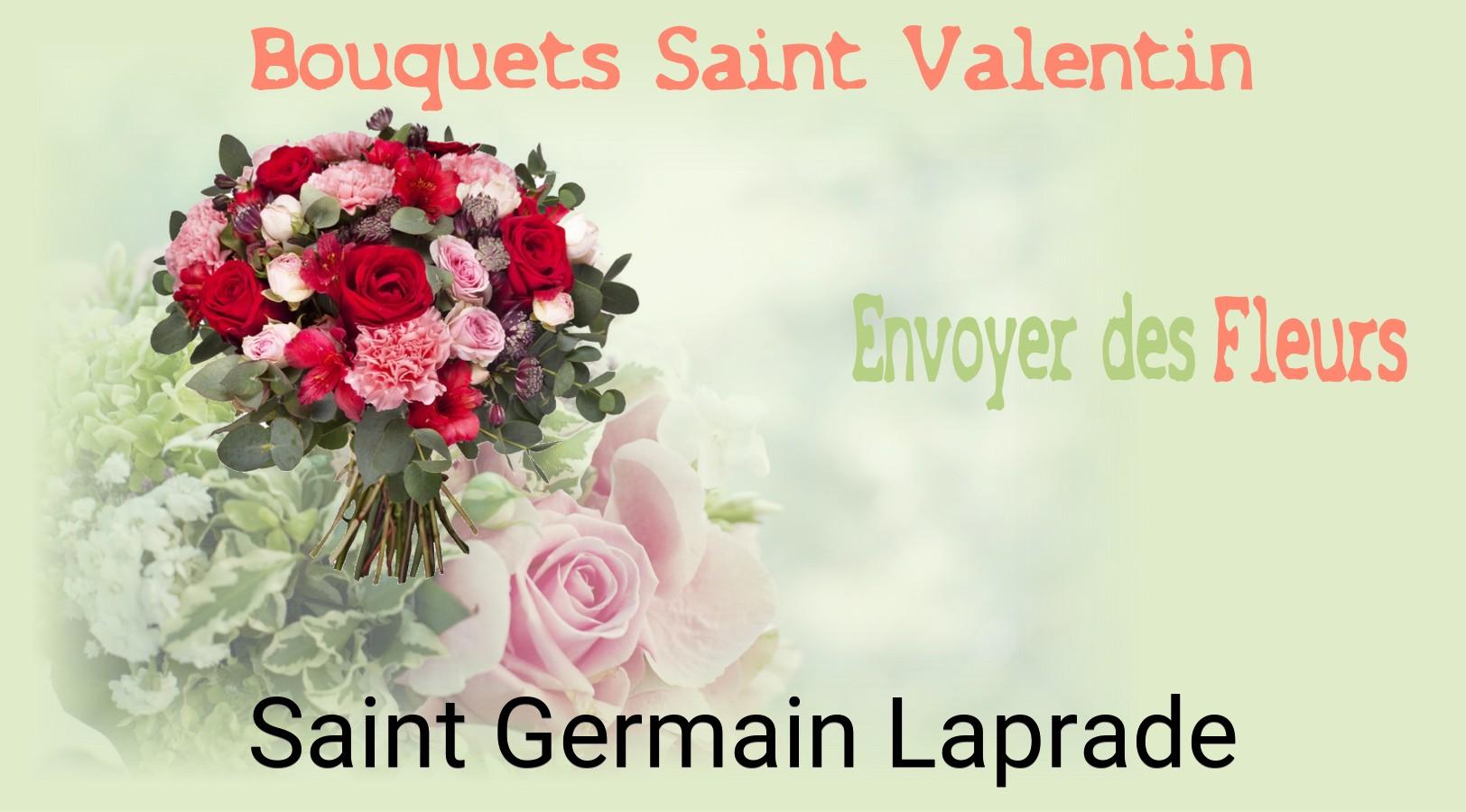 Roses de Saint-Valentin livrées à Saint-Germain-Laprade